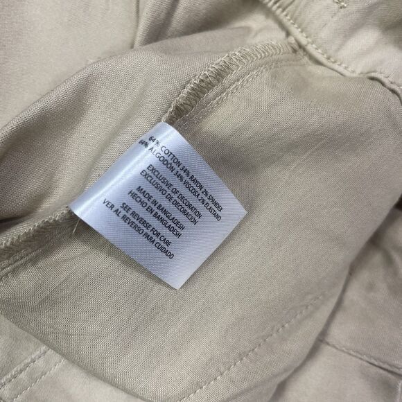 Gap Classic Twill Pants Womens Size 8 Irish Cream Closet Staple Casual Comfort - Picture 11 of 11